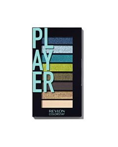 Eyeshadow Palette by Revlon, ColorStay Looks Book Eye Makeup, Highly Pigmented in Blendable Matte & Metallic Finishes, 910 Player, 0.21 Oz