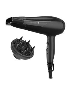 Remington Damage Protection Hair Dryer with Ceramic + Ionic + Tourmaline Technology, Black, 3 Piece Set