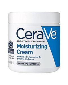 CeraVe Moisturizing Cream | Body and Face Moisturizer for Dry Skin | Body Cream with Hyaluronic Acid and Ceramides | Hydrating Moisturizer | Fragrance Free Non-Comedogenic | 19 Ounce