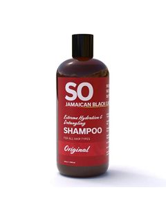 SO Jamaican Black Castor Oil Extreme Hydration & Detangling Shampoo | Prevent Hair Damage | Get Silky, Soft, Shine | Effective For Men & Women All Hair Types 12 Oz /354 mL