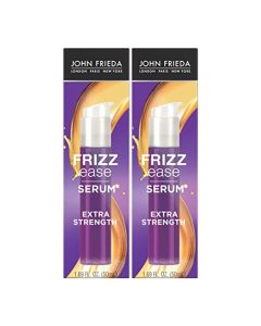 John Frieda Anti Frizz, Frizz Ease Extra Strength Hair Serum with Argan Oil, Anti-Frizz Nourishing Treatment for Thick, Coarse Hair, 1.69 Ounce (2 Pack)