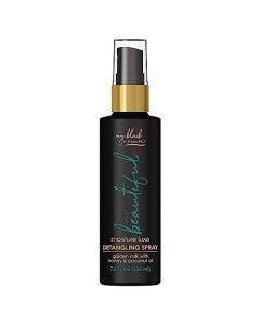 My Black is Beautiful Detangler Spray, Sulfate Free, for Curly and Coily Hair with Coconut Oil, Honey and Turmeric, 7.6 fl oz