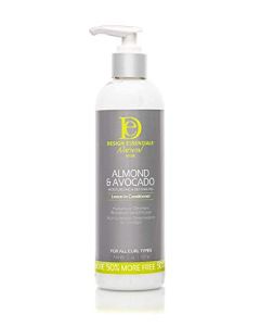 Design Essentials Natural Almond & Avocado, Moisturizing & Detangling Leave-In Conditioner, 12 Ounce