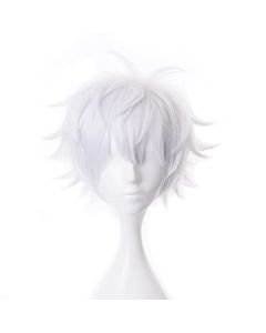 OSIASWIG Anime Cosplay Wig, Jujutsu Kaisen Wig, with Free Wig Cap, for Halloween, Party, Carnival, Nightlife, Concerts, Weddings (Gojo Satoru-B Wig)