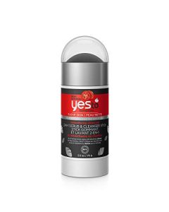 Yes To Tomatoes Clear Skin Detoxifying Charcoal 2 in 1 Face Scrub and Facial Cleanser Stick For Blemish Prone Skin, 95% Natural Ingredients, 2.5 Oz