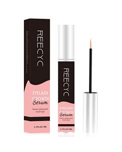 Reecyc Eyelash Growth Serum, Eyelash & Eyebrow Enhancer,Natural Ingredients Lash Boost Serum to Grow Longer Fuller Thicker Lashes