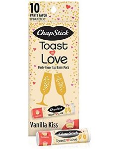 Chapstick Party Favor Lip Balm Gift Pack Toast to Love 10 Sticks 0.15 oz Each