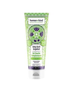 Human+Kind Body Wash - Natural, Moisturizing Body Soap with Coconut Oil - A Gentle, Soothing Cleanse for Dry, Sensitive Skin - Three Fresh Scents: Orange, Grapefruit, and Apple and Herbs - 8.45 oz