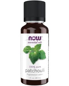 NOW Essential Oils, Patchouli Oil, Earthy Aromatherapy Scent, Steam Distilled, 100% Pure, Vegan, Child Resistant Cap, 1-Ounce