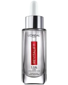 L'Oreal Paris Revitalift 1.5% Pure Hyaluronic Acid Face Serum, to Hydrate, Visibly Plump Skin, & Reduce Wrinkles, Fragrance Free 1 oz