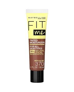 Maybelline New York Fit Me Tinted Moisturizer, Natural Coverage, Face Makeup, 370, 1 Count