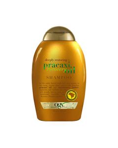 OGX Deeply Restoring + Pracaxi Recovery Oil AntiFrizz Shampoo with Murumuru Butter to Intensely Hydrate Curly Wavy Hair SulfateFree Surfactants for ColorTreated Hair, 13 Fl Oz