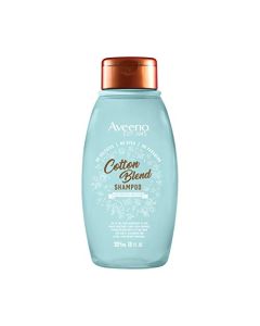Aveeno Blend Sulfatefree Shampoo for Light Moisture Soothed Scalp Gentle Cleansing Shampoo With Nourishing Oat Paraben Dyefree, White Cotton, 12 Fl Oz