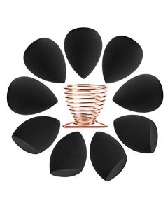Beauty Blenders Makeup Sponge Blending Set Beauty Sponges Latex-free Blender Powder Puff for Foundation blending Concealer Flawless (Black)