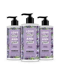 Love Beauty And Planet Body Lotion Argan Oil and Lavender, 13.5 Ounce (Pack of 3)