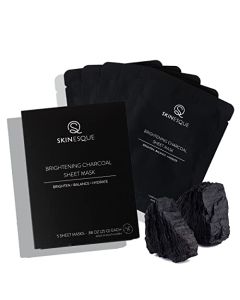 SKINESQUE Brightening Charcoal Sheet Mask