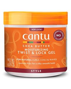 Cantu Moisturizing Twist & Lock Gel with Shea Butter for Natural Hair, 13 oz (Packaging May Vary)