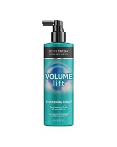 John Frieda Volume Lift Thickening Spray for Natural Fullness, 6 Ounces, Fine or Flat Hair Root Booster Spray with Air-Silk Technology