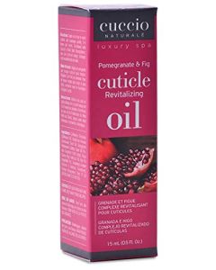Cuccio Naturale Revitalizing Cuticle Oil - Hydrating Oil For Repaired Cuticles Overnight - Remedy For Damaged Skin And Thin Nails - Paraben Free, Cruelty-Free Formula - Pomegranate And Fig - 0.5 Oz