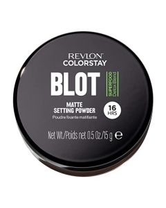 Revlon ColorStay Blot Face Powder, Mattifying, Blurring & Oil Absorbing Setting Powder, Absorb Sebum, Blurs Imperfections and Reduces Pore Appearance, 0.5 oz