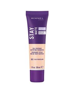 Rimmel Stay Matte Foundation, Fair Porcelain, 1 Fl Oz, 1 Count