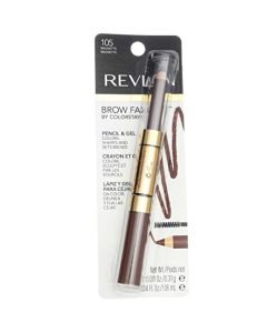 Revlon Brow Fantasy Pencil & Gel, Brunette [105] 0.051 oz (Pack of 3)
