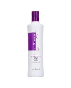 Fanola No Yellow Shampoo 11.8 oz - Color Depositing Purple Shampoo for Blonde, Silver, Gray, and Highlighted Hair - Anti Brass Shampoo Toner to Remove Yellow Tones & Brassiness from Bleached Hair