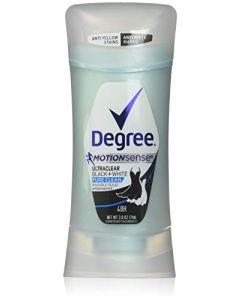 Degree UltraClear Black+White Pure Clean Antiperspirant Deodorant Stick, 2.6 Ounce (Pack of 6)