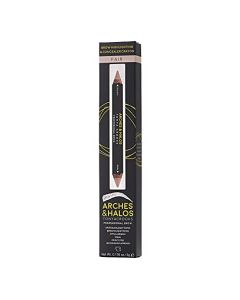 Arches & Halos Brow Highlighting and Concealer Crayon - Fair - Shaping and Shimmer Eyebrow Stick and Highlighter Duo - Soft, Ultra Creamy Formula - Define, and Sculpt for Sharp Brows - 0.176 oz