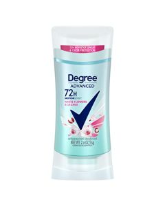 Degree Advanced Antiperspirant Deodorant 72-Hour Sweat & Odor Protection White Flowers & Lychee Antiperspirant for Women with MotionSense Technology 2.6 oz