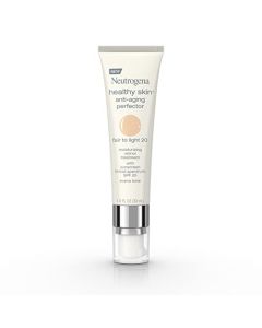 Neutrogena Healthy Skin Anti-Aging Perfector Tinted Facial Moisturizer and Retinol Treatment with Broad Spectrum SPF 20 Sunscreen with Titanium Dioxide, 20 Fair to Light, 1 fl. oz