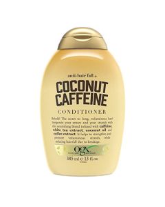 OGX Anti-Hair Fall + Coconut Caffeine Strengthening Conditioner with Caffeine, Coconut Oil & Coffee Extract, 13 Fl Oz