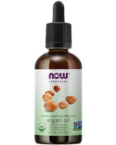 NOW Solutions, Organic Argan Oil, Certified Organic and 100% Pure, "Gold of Morocco" Multi-Purpose Oil, 4-Ounce