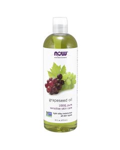 NOW Solutions, Grapeseed Oil, Skin Care for Sensitive Skin, Light Silky Moisturizer for All Skin Types, 16-Ounce