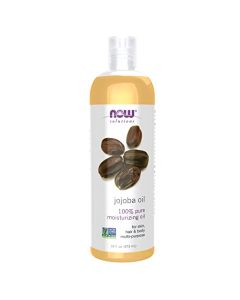 NOW Solutions, Jojoba Oil, 100% Pure Moisturizing, Multi-Purpose Oil for Face, Hair and Body, 16-Ounce