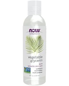 NOW Solutions, Vegetable Glycerin, 100% Pure, Versatile Skin Care, Softening and Moisturizing, 4-Ounce