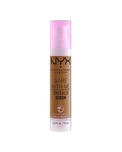 NYX PROFESSIONAL MAKEUP Bare With Me Concealer Serum, Up To 24Hr Hydration - Camel
