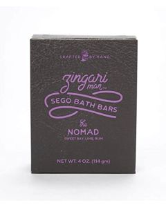 Zingari Man The Nomad Bath Soap - Cleansing facial soap for Men - Soap for Body, Face, Facial Cleanser, Face Wash, Skin Cleanser, Shaving - Daily Use, Travel, Mens Soap Bar Fresh