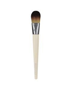 EcoTools Classic Foundation Makeup Brush, For Liquid & Cream Foundation, Streak-Free Makeup, Buildable Coverage, Eco-Friendly, Dense, Synthetic Bristles, Bamboo Handle, Vegan & Cruelty-Free 1 Count