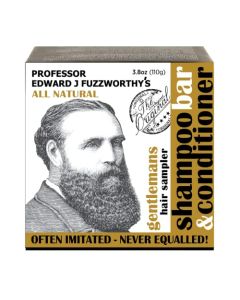 Professor Fuzzworthy's Beard & Hair Shampoo & Conditioner Bar Sampler Set with All Natural Oils From Tasmania Australia
