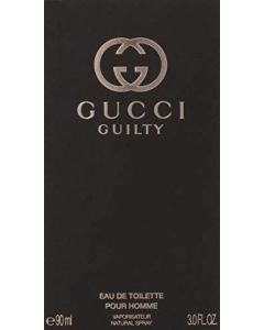 Gucci Guilty by Gucci for Men Eau de Toilette Spray, 3 Fl Oz (Pack of 1)
