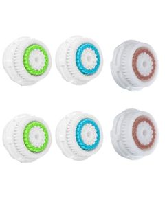 Compatiable For Facial Cleansing Brush Heads, Face Brush Head Replacement as Brush Head Facial Cleaning Tool (Mutil Color)