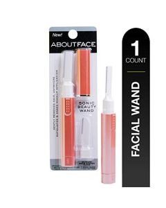 Kai About Face Sonic Beauty Wand with Bonus Eyebrow Shaper; Battery Operated Face Hair Remover; Face, Chin, & Lip Hair Remover, Face Hair Remover Tool for Women, Epilator for Men & Women