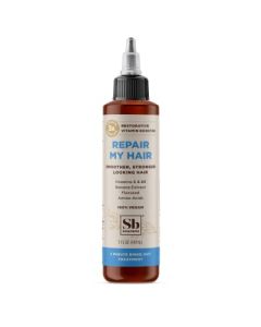 Soapbox Repairing Hair Treatment, Repair My Hair Treatment for All Hair Types with Vitamin E & B5, Banana Extract, Flaxseed & Amino Acids - 5oz, Vegan, Paraben & Cruelty Free Hair Vitamin Booster