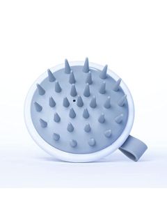 ALINBOLK Hair Shampoo Brush for Dandruff Removal, Scalp Exfoliator, Hair Growth, Head Massaging, Waterproof Shower Scrubber Tool for All Hair Types, Wet or Dry, for Women, Men & Kids (Gray)
