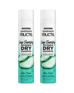 Garnier Fructis Deep Cleansing Invisible Dry Shampoo, Aloe Clean, 4.4 Oz, 2 Count (Packaging May Vary)