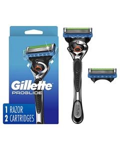 Gillette ProGlide Razors for Men, 1 Gillette Razor, 2 Razor Blade Refills