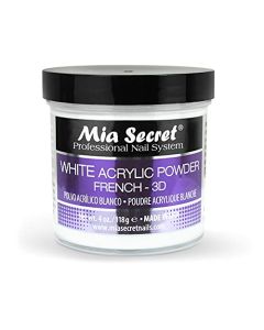 Mia Secret White Acrylic Powder (4oz)