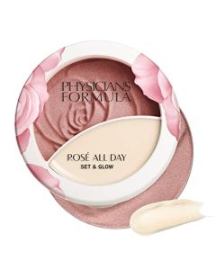 Physicians Formula Rosé All Day Set & Glow Highlighter Face Makeup Powder Brightening Rose, Dermatologist Approved