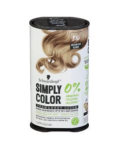 Schwarzkopf Simply Color Permanent Hair Color Cream, 8.16 Medium Ash Blonde, 1 Kit